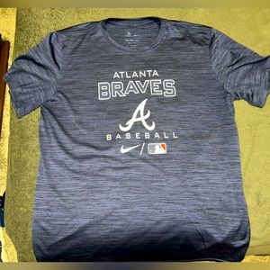 Nike Atlanta Braves, dry fit size large